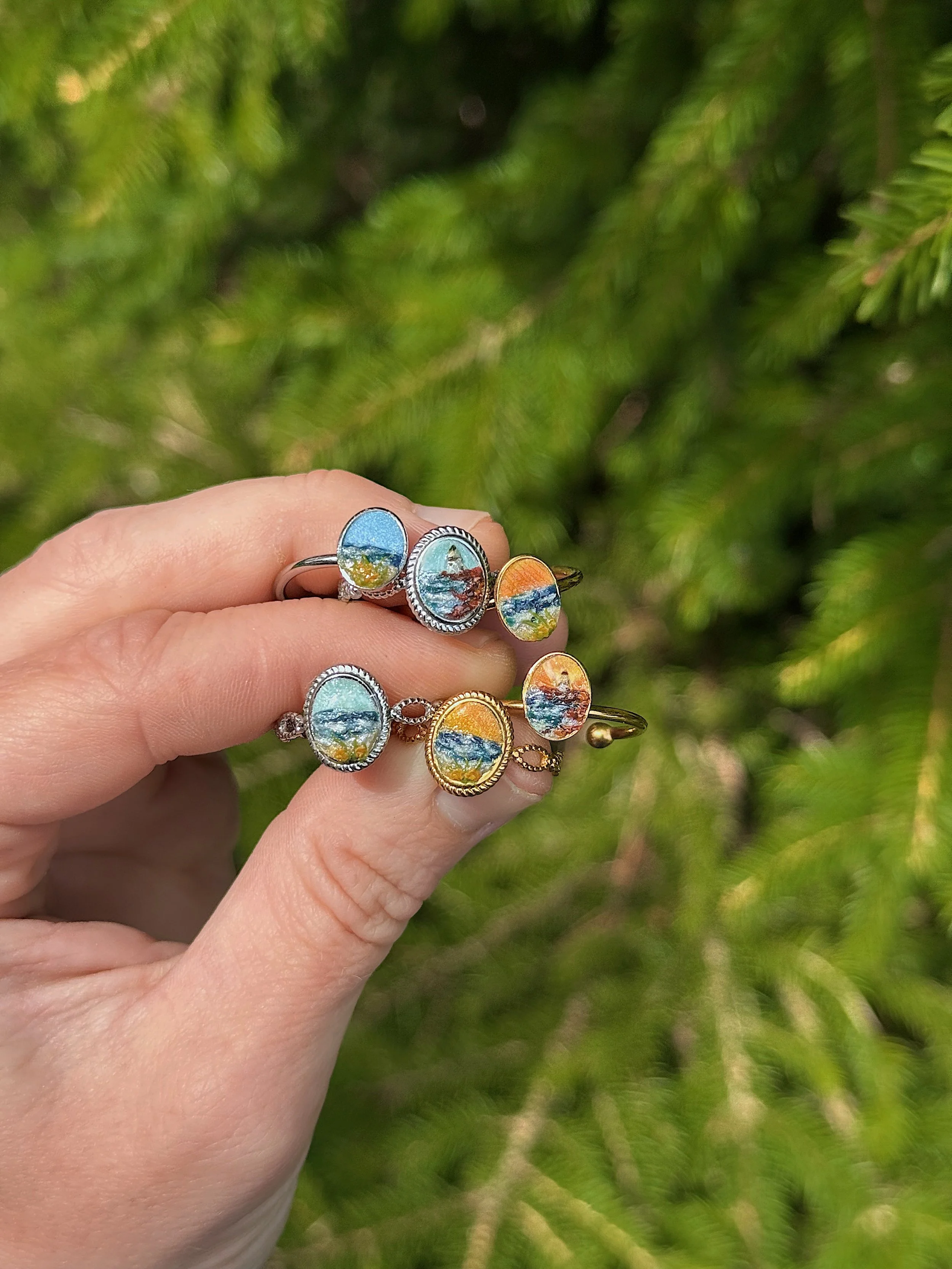 adjustable seascape rings