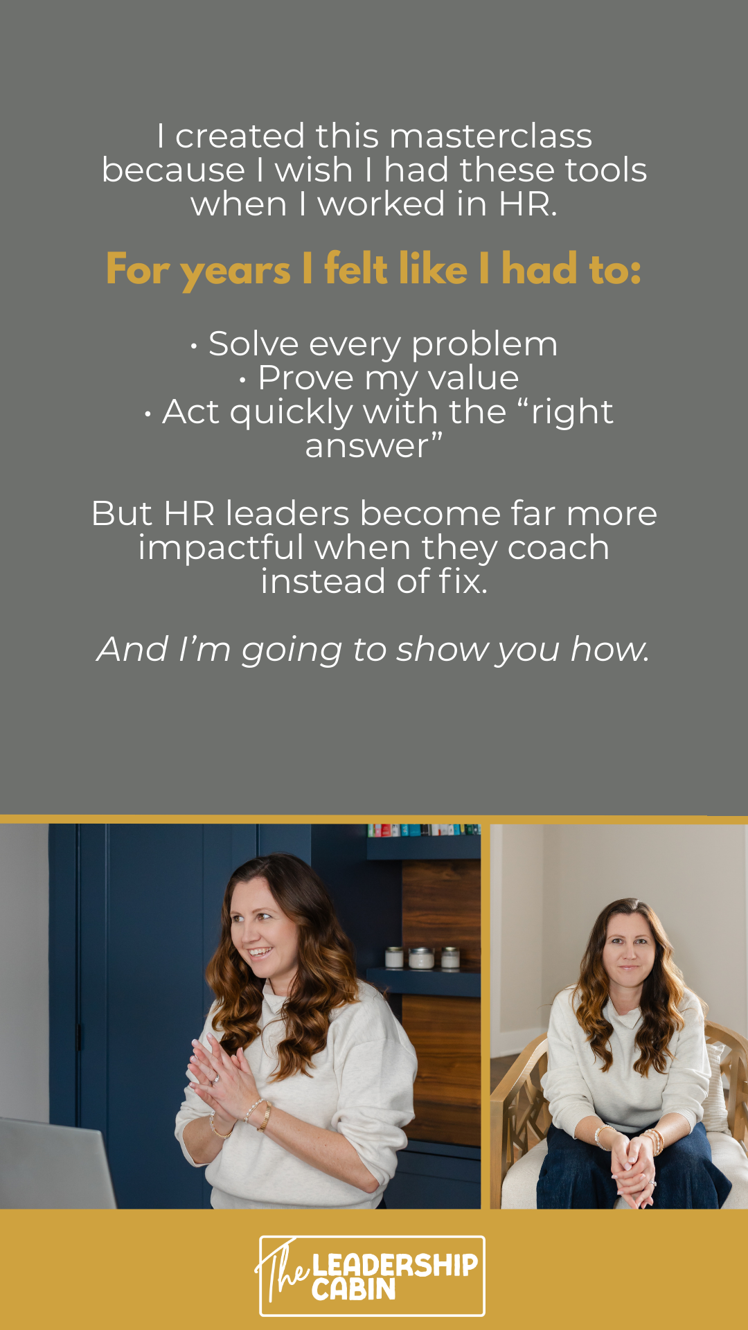 Women in HR:  Stop Reacting - Start Leading