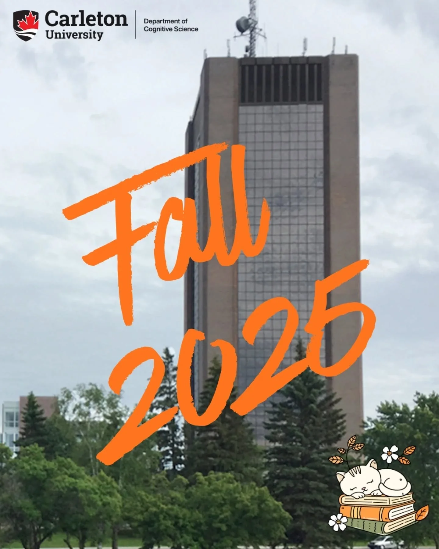 Happy Reading Week! We've had some great events during the first half of the fall semester. Looking forward to seeing you all back again next week. 

#CarletonUniversity #cognitiveScience