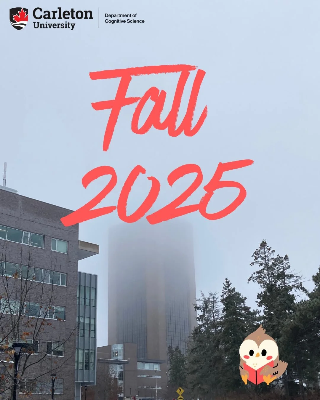 🍂The second half of the fall semester was packed with some great events hosted by the colloquium committee and the cog sci grad student association!

 🎃Thank you Dr. Deepthi Kamawar and Dr. Mark MacLeod for sponsoring the Halloween party and provid