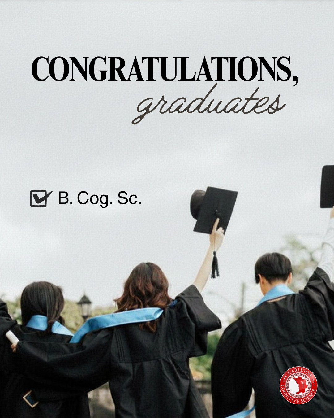 Congratulations to our Cognitive Science graduates crossing the stage today! We are so proud of you 🎓