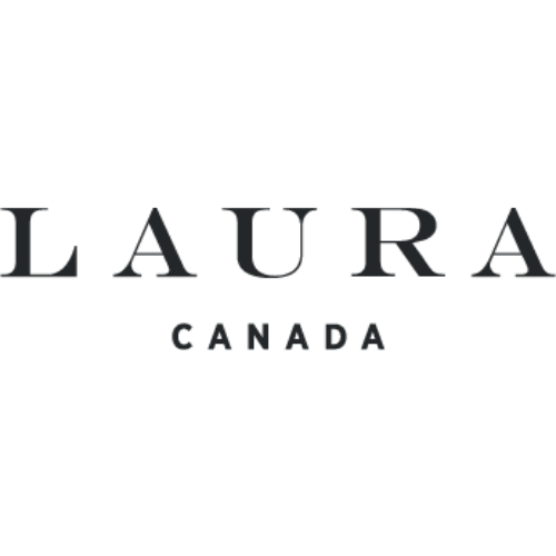 Laura Canada logo in black text on a white background.