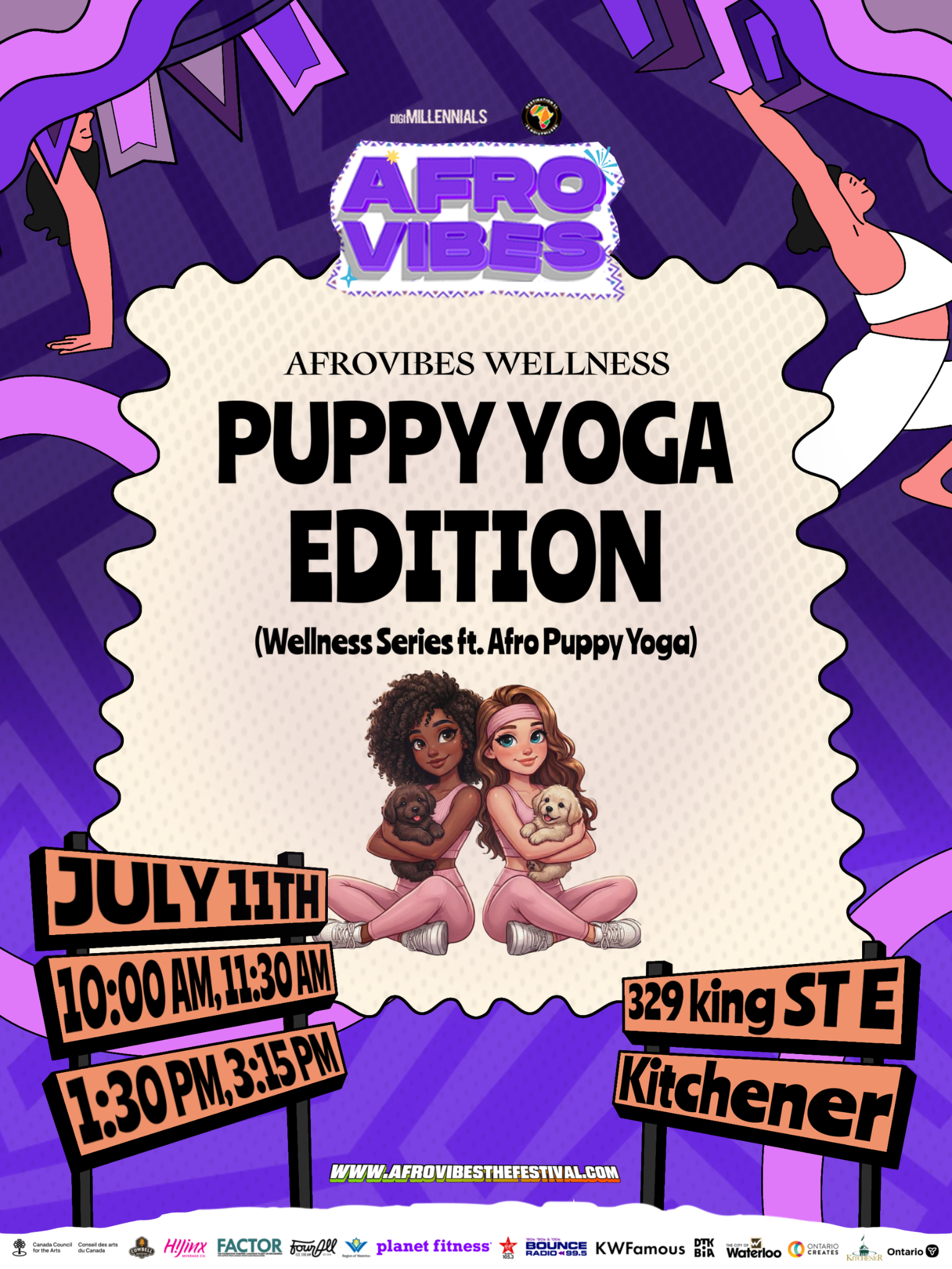 Afrovibes Wellness: Puppy yoga Edition (Wellness Series Ft Afro Puppy Yoga)