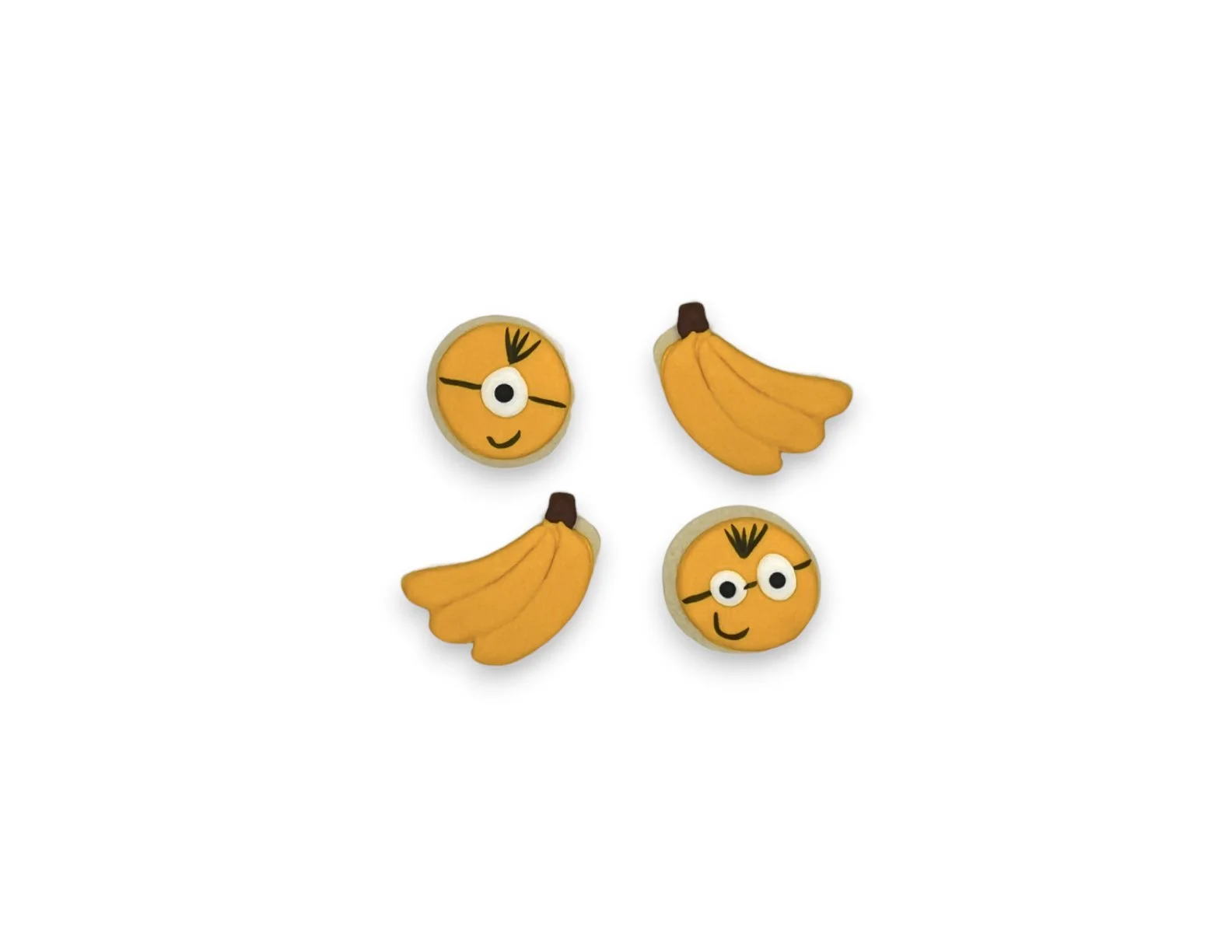 Boxed Set of 4 Minion Cookies