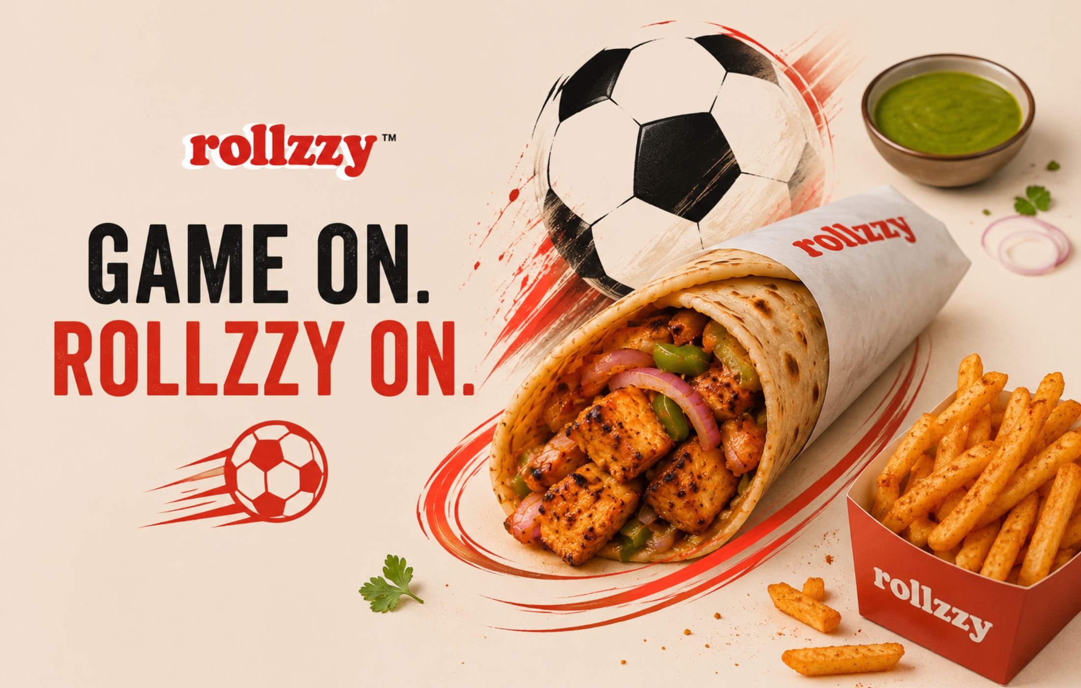 Football Fans Love Rollzzy for Game-Day Cravings