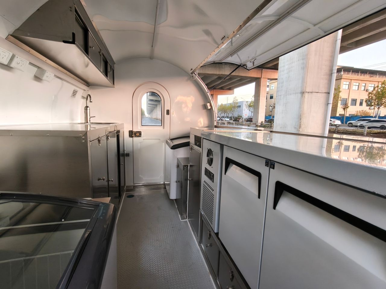 Real Fruit Ice Cream Trailer_Pink Panther_under bench freezer.png