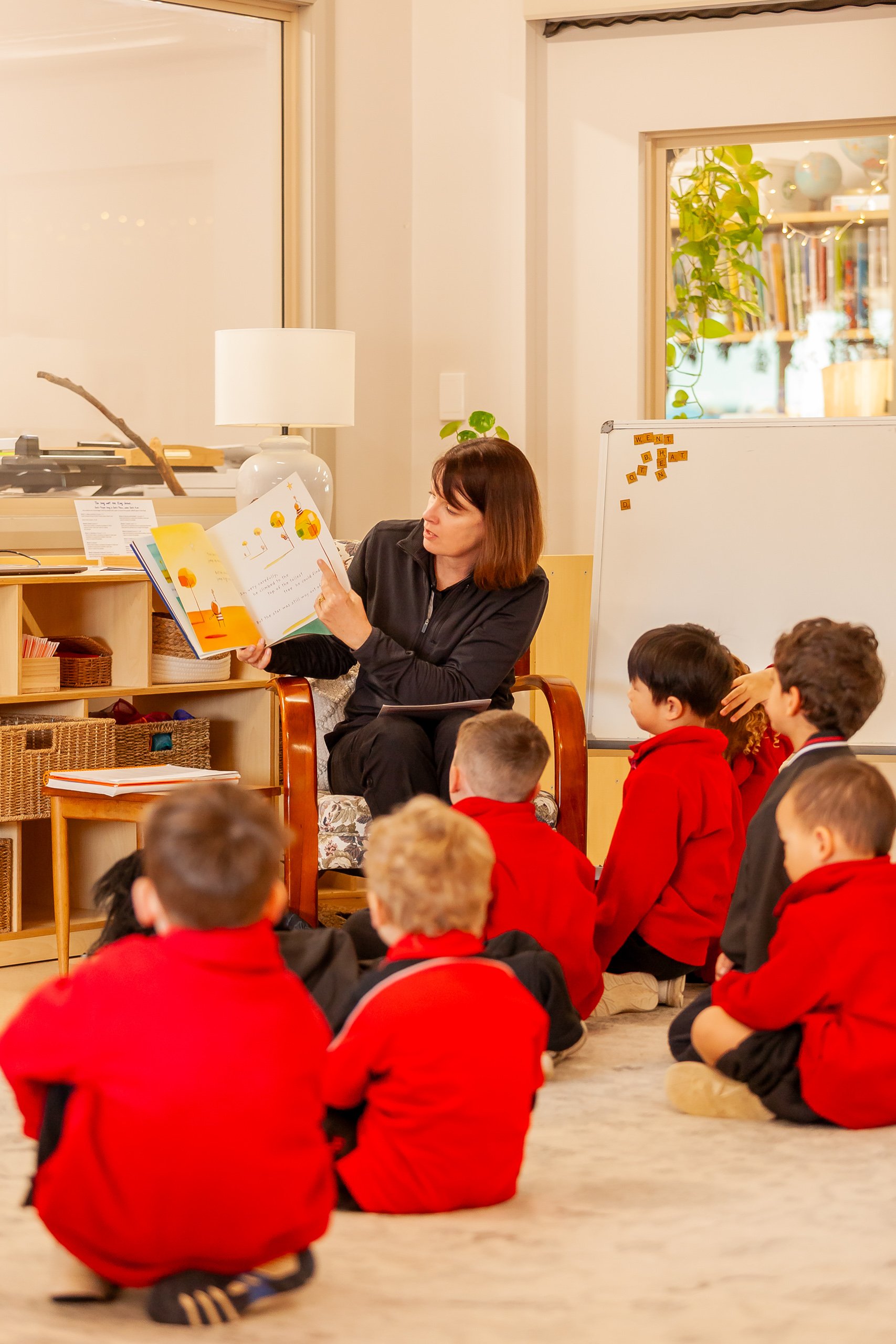 Children in Lilly Pilly Prep classroom activity at Carinya Christian School Tamworth