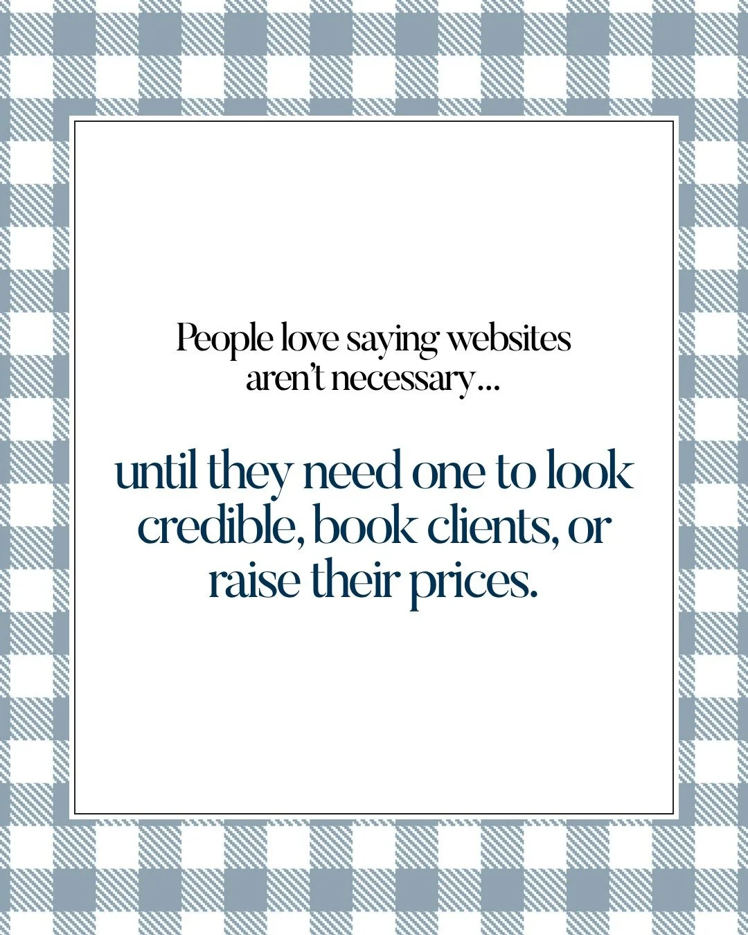 There&rsquo;s a growing trend online telling coaches that websites are &ldquo;optional.&rdquo; And I agree, you can land clients without one.

But when you&rsquo;re raising your rates, when people start Googling you, when you want to look credible be