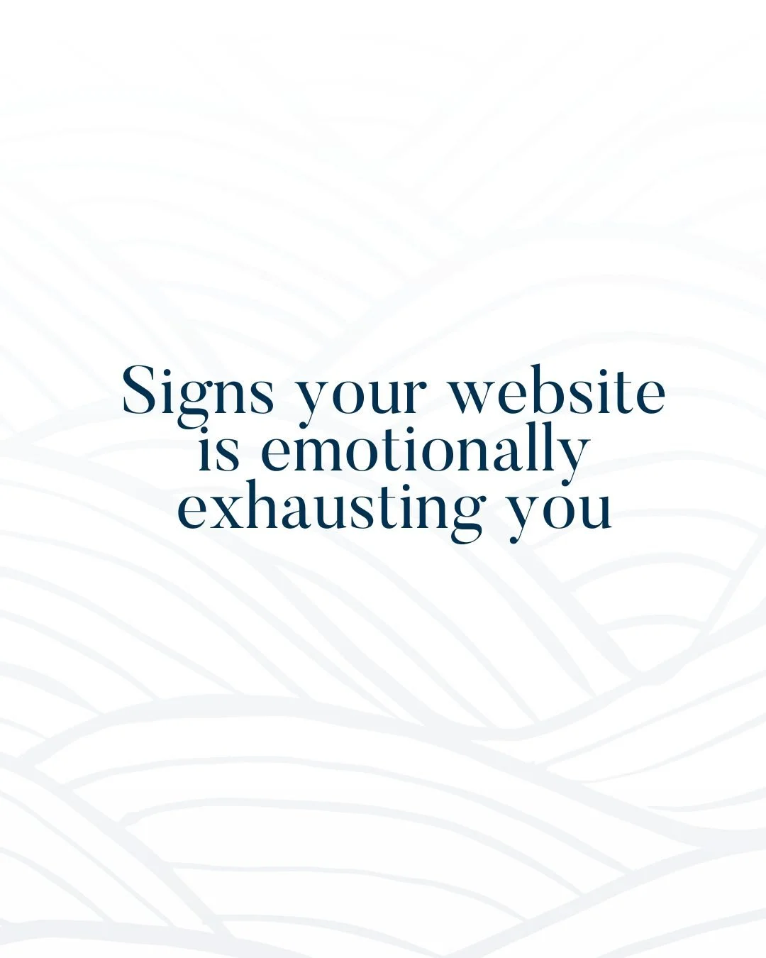 If your website only works after you explain it, it's working too hard in the wrong places.

Your website should answer the basics before someone ever messages you:
Can you help me?
How do you help me?
What&rsquo;s the next step?

So when they do rea