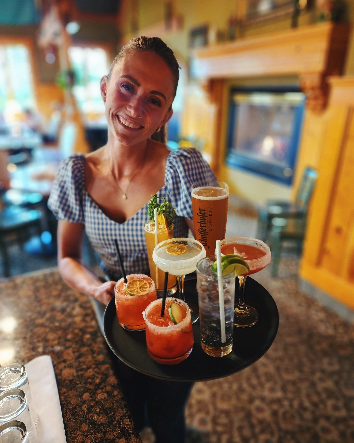 Wishing you were on an icy alpine mountain? Come in and cool off with a cocktail&hellip; or two. 🧊🧊