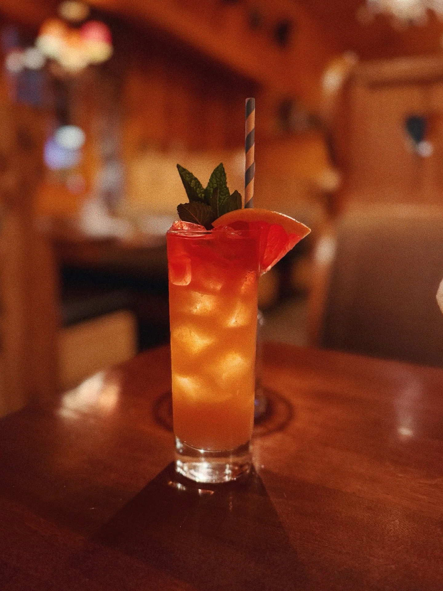 Lebenslust: the joy of living. 🌺
Vodka, hibiscus-infused tequila, ginger, grapefruit, allspice, and Brucato Orchard amaro come together in a cocktail that drinks a little like a healthy juice&hellip; but much more fun.