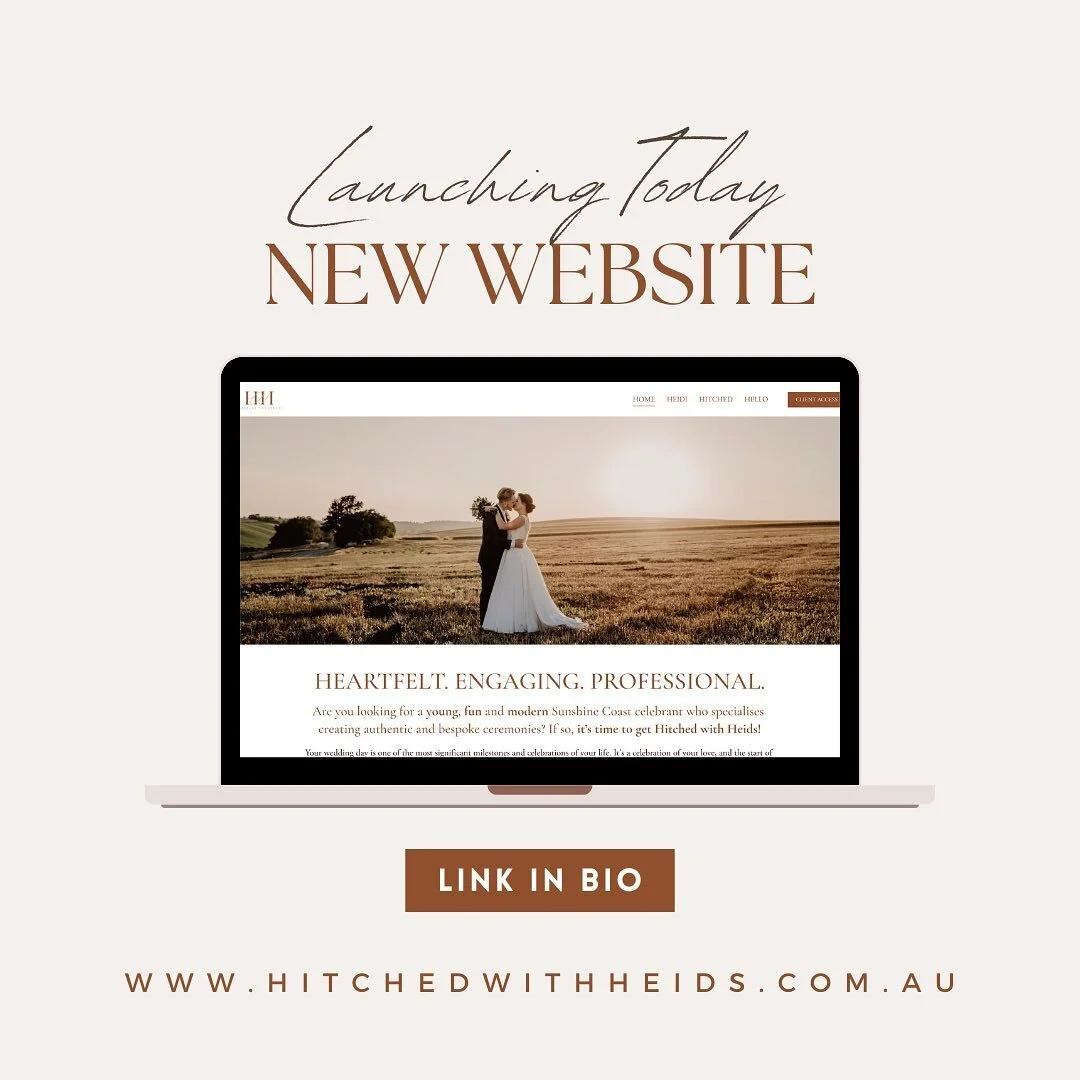 IT’S TIME TO CELEBRATE ✨
After much anticipation, I'm thrilled to announce that Hitched with Heids is officially LIVE! ✨ Head over to my new website and join me on this enchanting wedding journey. Make sure to hit that follow button so you can