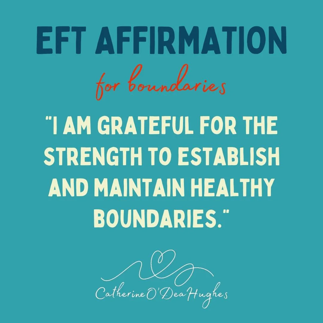 Gratitude unlocks the fullness of life. Today, I'm thankful for the strength to set and uphold healthy boundaries. They're not walls, but gates to love and respect. 💪✨ 

If you're curious about how Emotional Freedom Techniques (EFT) can support your