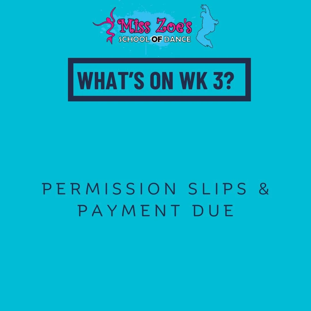 Don&rsquo;t forget your concert permission slip this week!