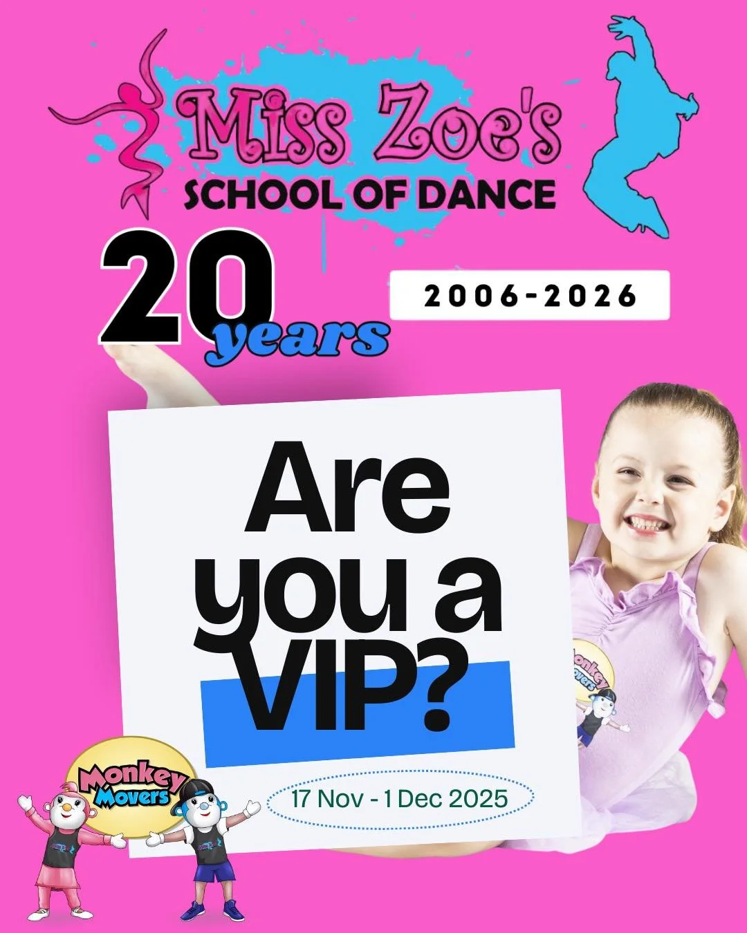 🌟 2026 VIP Enrolments 🌟 ✨ Dance with a difference - forget the &quot;dance mums&quot; style you may have seen in the media. Miss Zoe's is your place to be in 2026 if you do NOT want the stereotypical dance world!

Miss Zoe&rsquo;s School of Dance i