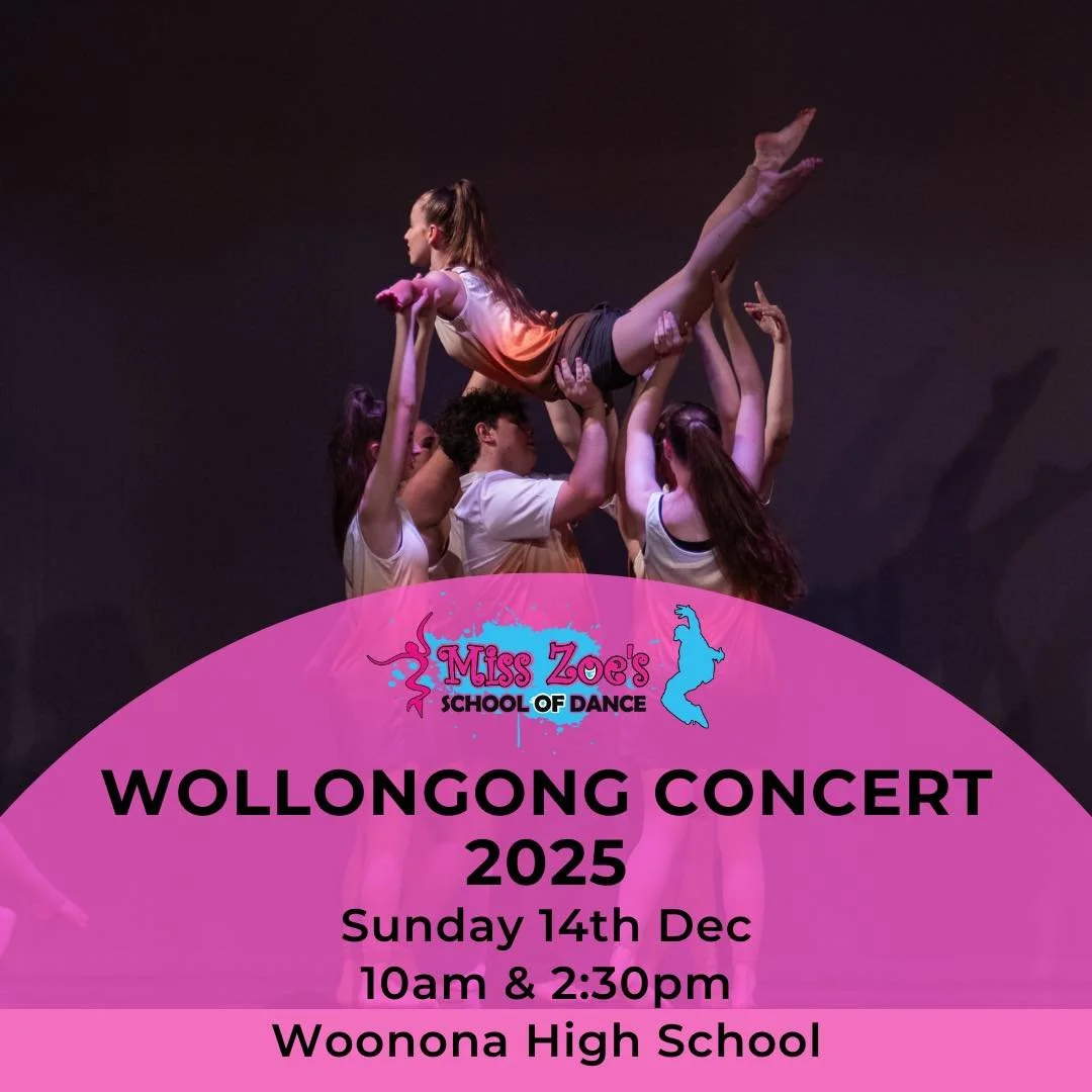 ⭐️Wollongong Studio Concerts are TOMORROW 10am &amp; 2:30pm at Woonona High School⭐️

Students to arrive at 9:15am for roll call at 9:30am for concert 1 &amp; 1:45pm for roll call at 2pm for concert 2. Be sure to check your concert info so you know w