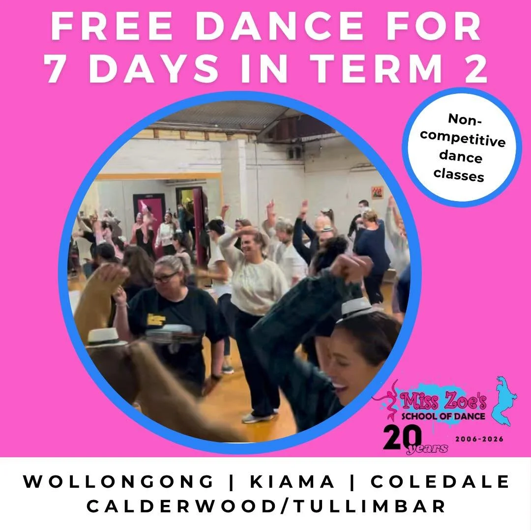 Are you a teen or adult thinking about starting dance &amp; don&rsquo;t know where to start? Then our 7-DAY FREE CLASS PASS is for you!
Ages 1&ndash;8 welcome in this limited Term 2 offer - get in quick as spots fill quickly. Classes for all levels i