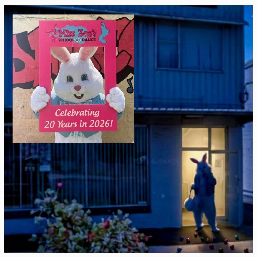 Happy Easter from the Easter Bunny who snuck into the studio!!! 🐰🍫