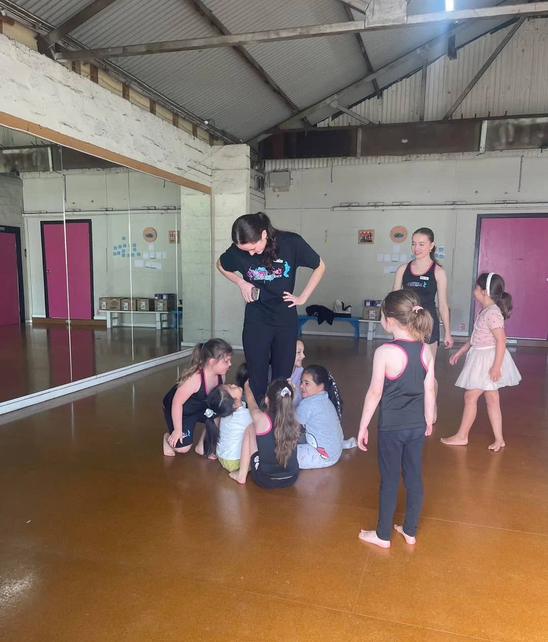 It&rsquo;s so lovely to see how much our students adore our teachers - to the point of not letting Miss Laura move ha ha