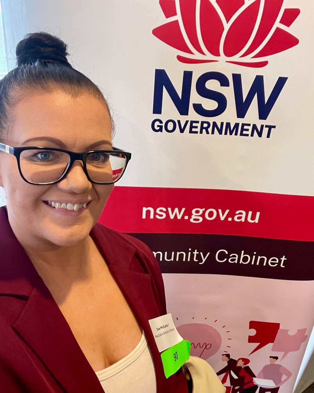 Today Miss Zoe had the opportunity to meet with NSW Government&rsquo;s Minister Jackson, the Minister for Youth, at the Community Cabinet in Kiama. This time was used to discuss vital youth services in the area &amp; how the state can step up to assi