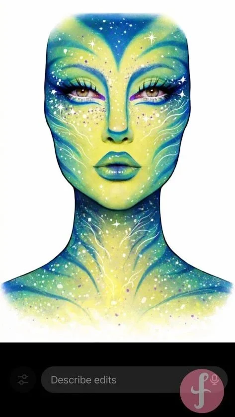 Facechart: examen face&bodypaint