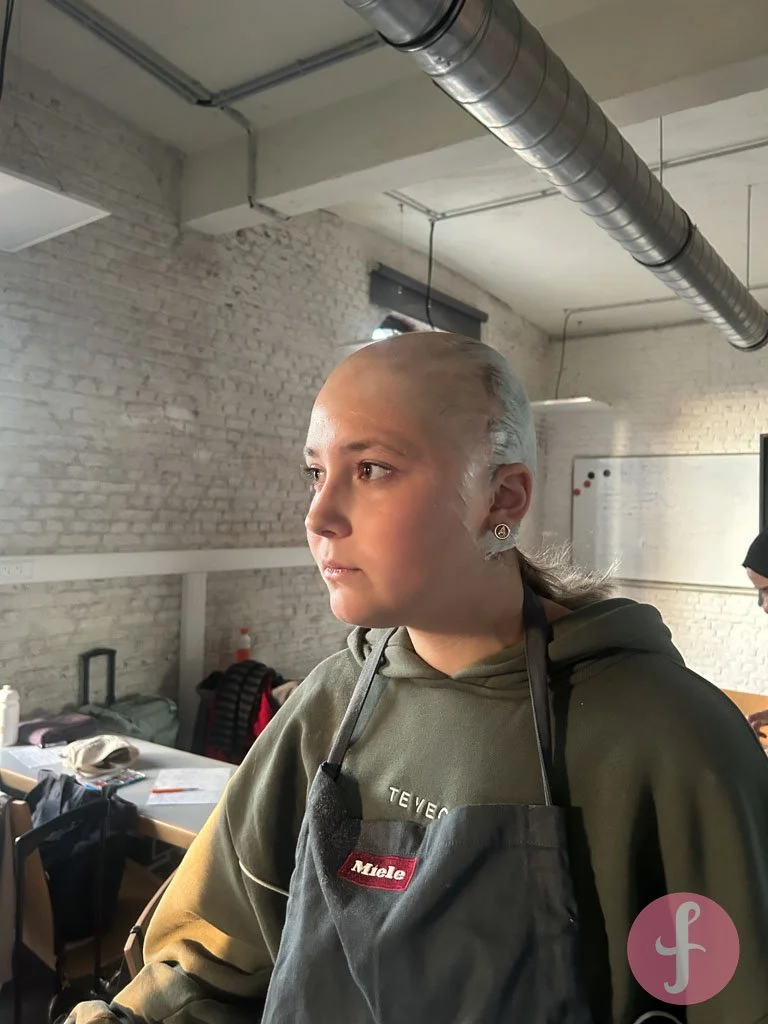 Film SFX look ✨ baldcap toegepast voor een realistische karaktertransformatie 🎬