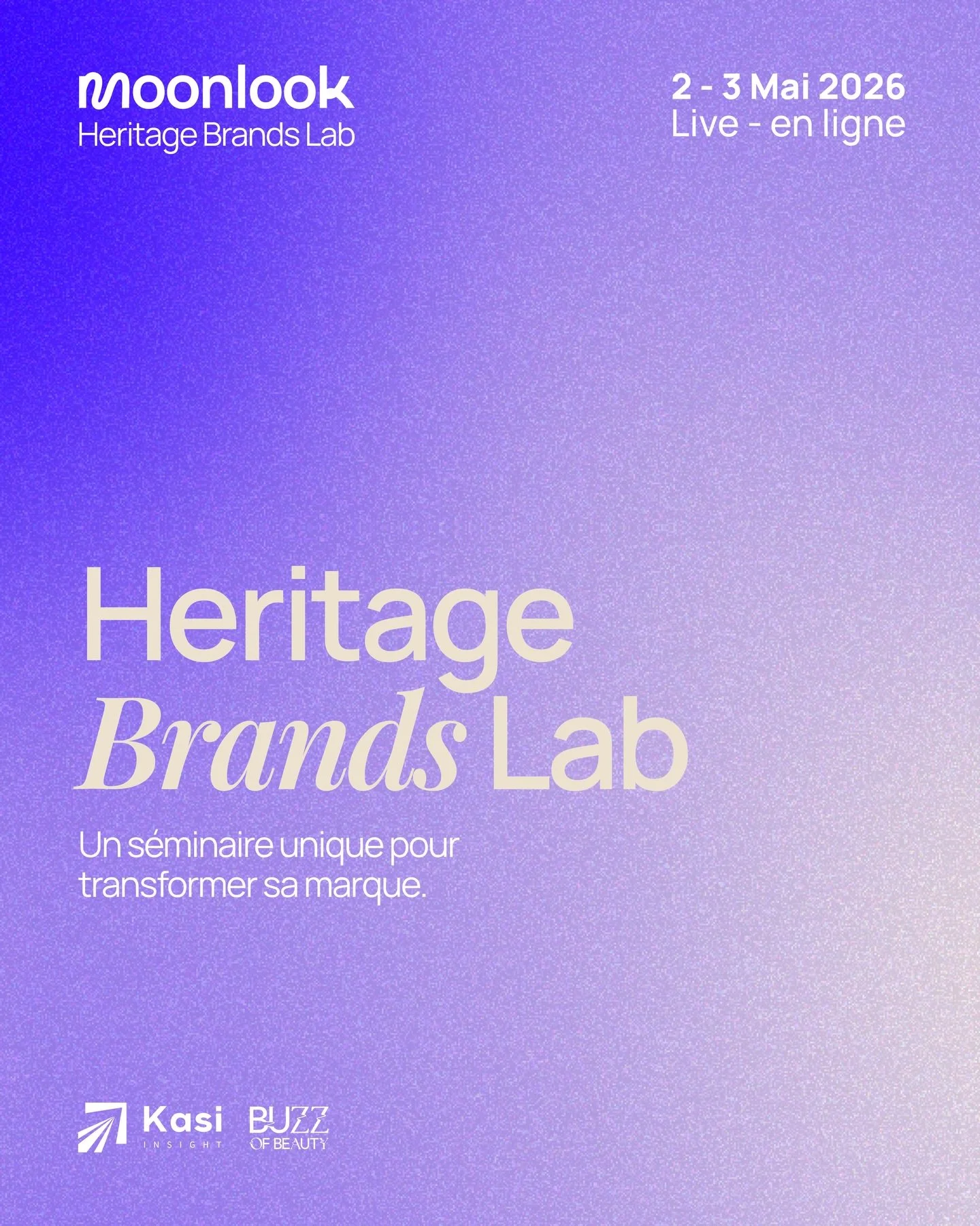 Construire une marque africaine forte, ce n&rsquo;est pas une question de talent. C&rsquo;est une question de m&eacute;thode.

Le Heritage Brands Lab arrive les 2 &amp; 3 Mai 2026 &mdash; 2 jours en ligne pour d&eacute;crypter, structurer et passer &