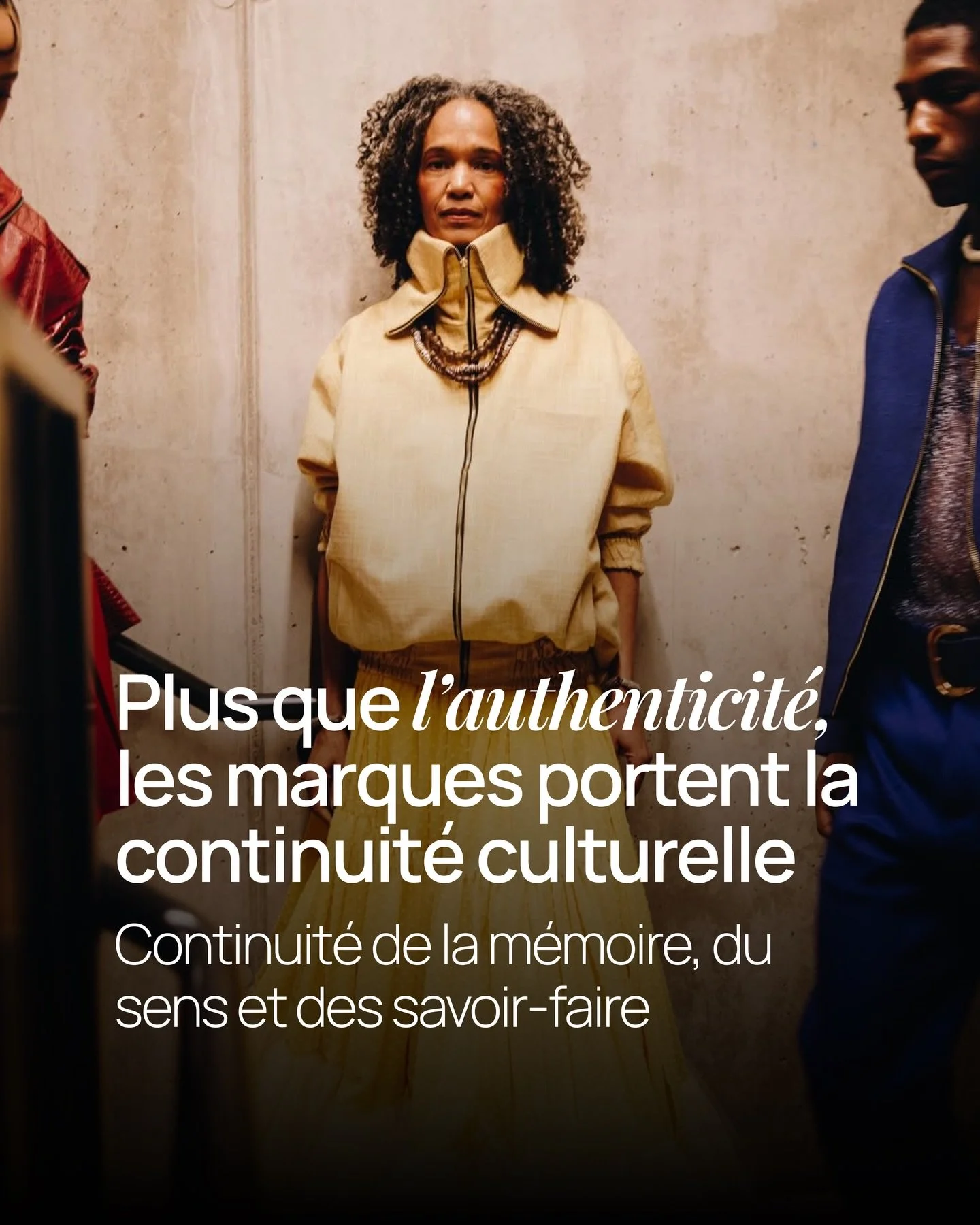 L&rsquo;authenticit&eacute;, tout le monde en parle.

Mais la continuit&eacute; culturelle &mdash; celle qui traverse les g&eacute;n&eacute;rations, les savoir-faire et les m&eacute;moires &mdash;
c&rsquo;est ce que seules les marques africaines peuv