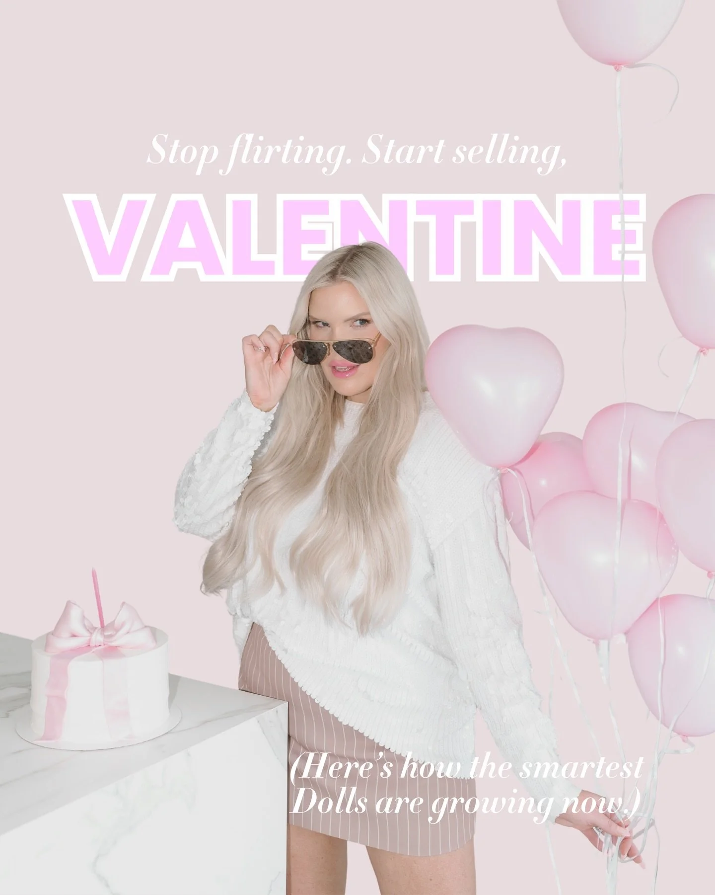 Dolls&hellip; This isn&rsquo;t a cute Valentine&rsquo;s Day post. 🎀 (I honestly sat down to write one for you girlies and this happened instead lol)

This is your reminder that flirting with your goals won&rsquo;t build your business! 💅🏻

Selling 