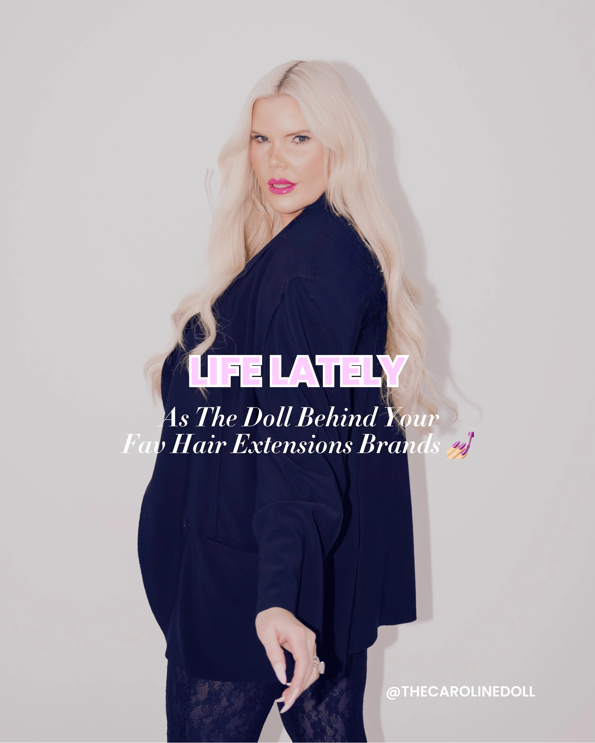 Just living in my pretty hair era as the Doll behind your fav hair extensions brands 💅🏻

Proof that your dream business can be both profitable and pretty! 🎀

PS: If you&rsquo;re dreaming of launching your own hair brand, my DMs are always open. 🫶