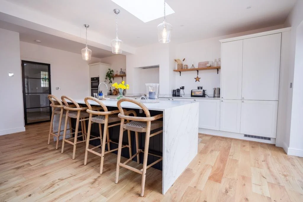 Downend kitchen with island