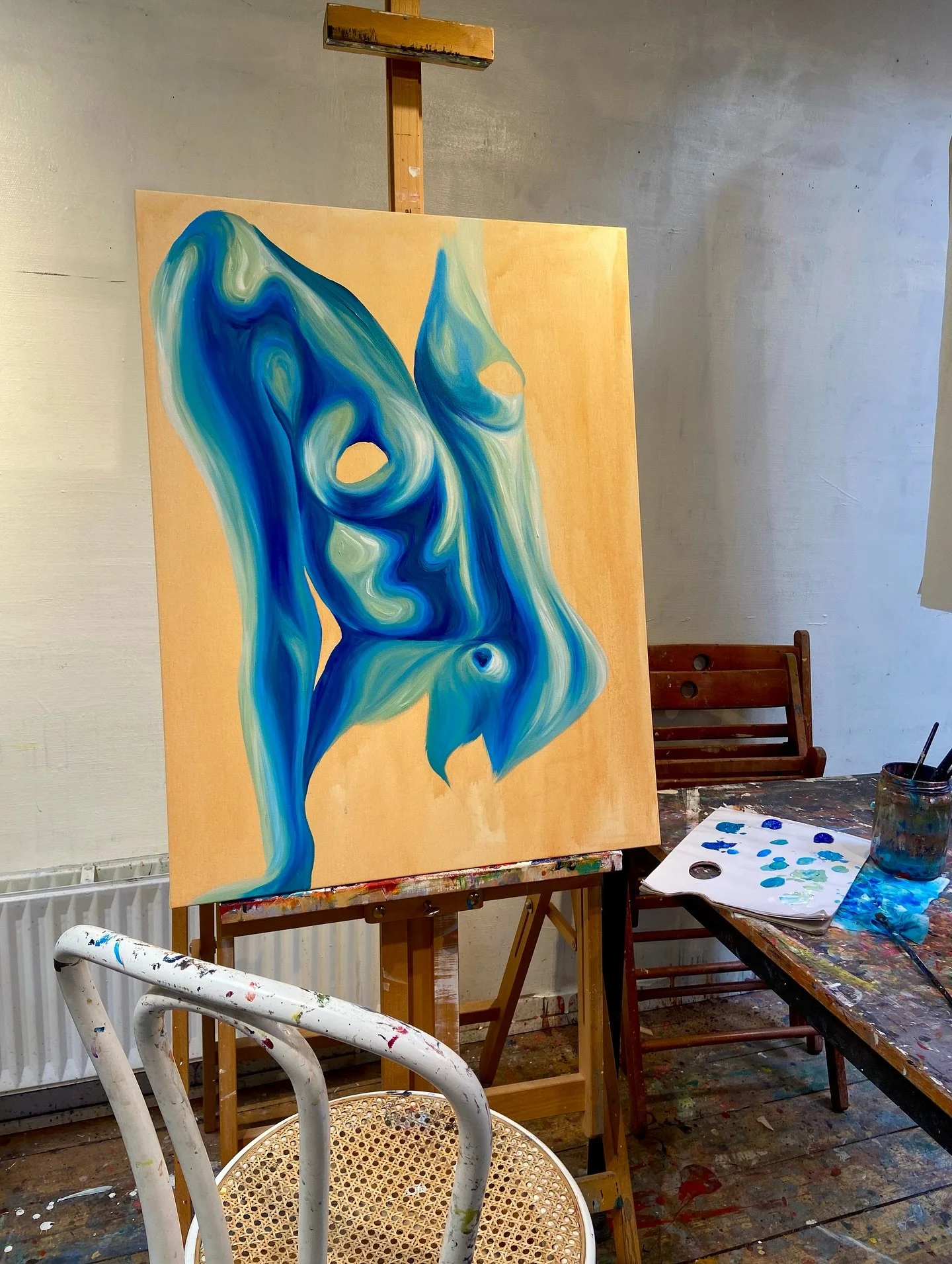 A perfect Sunday at the studio 🎨✨