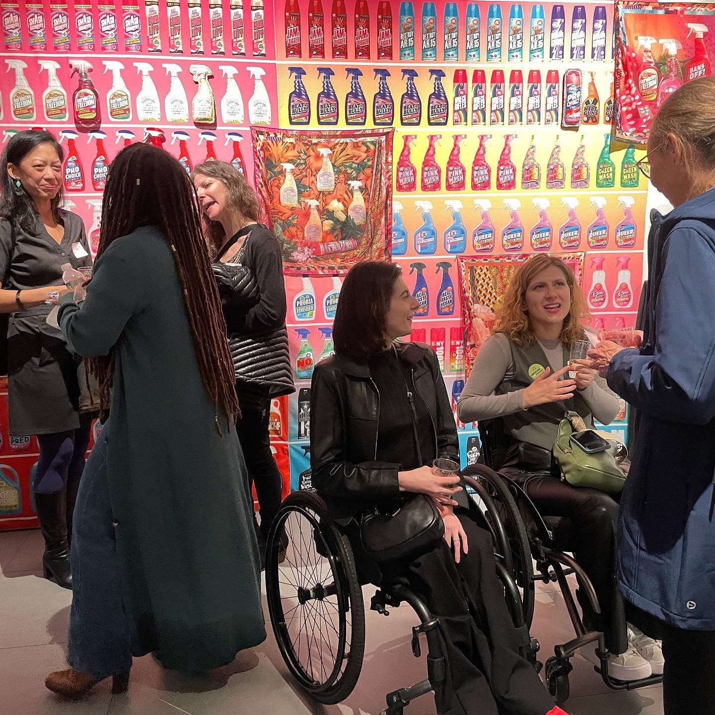 Lovely people and role models at the&nbsp;@reproductiveaccess&nbsp;with&nbsp;@cd_clifford, @longwinded_, @yolandeh1 @dianajensen_art_official, @nightmariusz and the RHAP-crew at Art 7 Access, a night of connection and conversation about sexual and re
