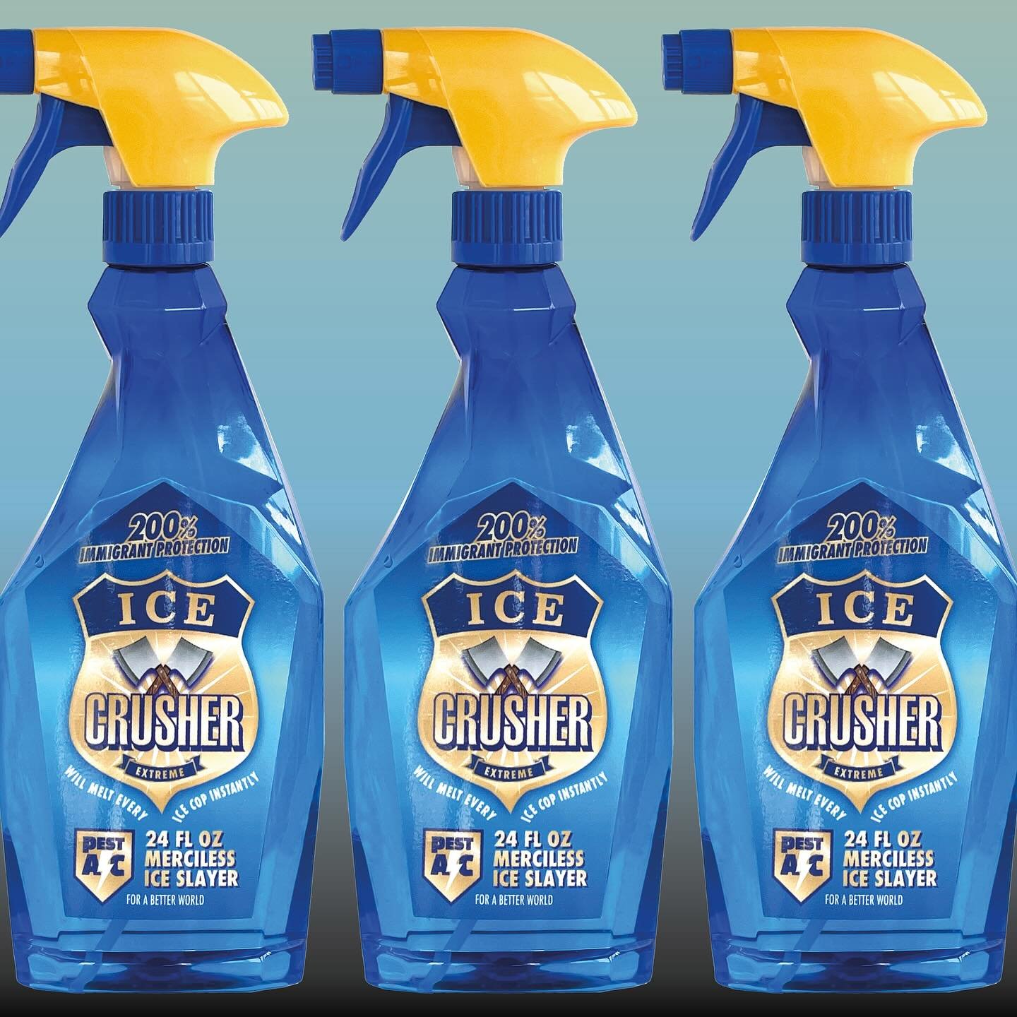 ICE Crusher Extreme - 200% Immigrant Protection - Will Melt Every ICE Cop Instantly - 24 Fl Oz Merciless ICE Slayer
⚡️@Pest_AC. For a better world.
.
#8647 #DEI #equity #savedemocracy #equality #LGBTQIA2S #peace #love #unity #savetheworld #LA #losang
