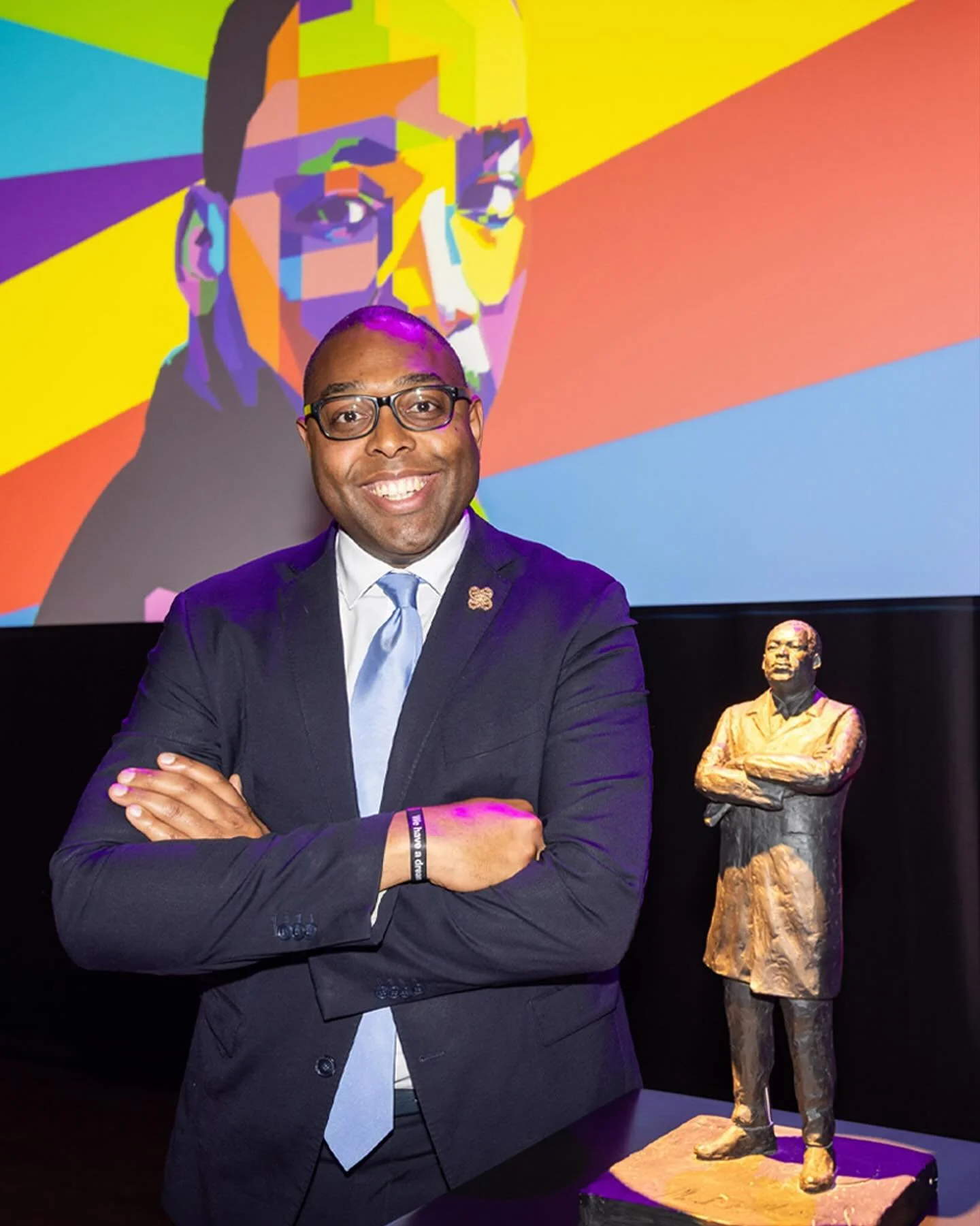 Dave Ensberg-Kleijkers @bigidave retired as the chair of the Martin Luther King Lecture in Amsterdam. &ldquo;He was my parents&rsquo; hero&rdquo; Photos: @peter_valckx
.
Dave Ensberg-Kleijkers was the chairman of the Martin Luther King Foundation and