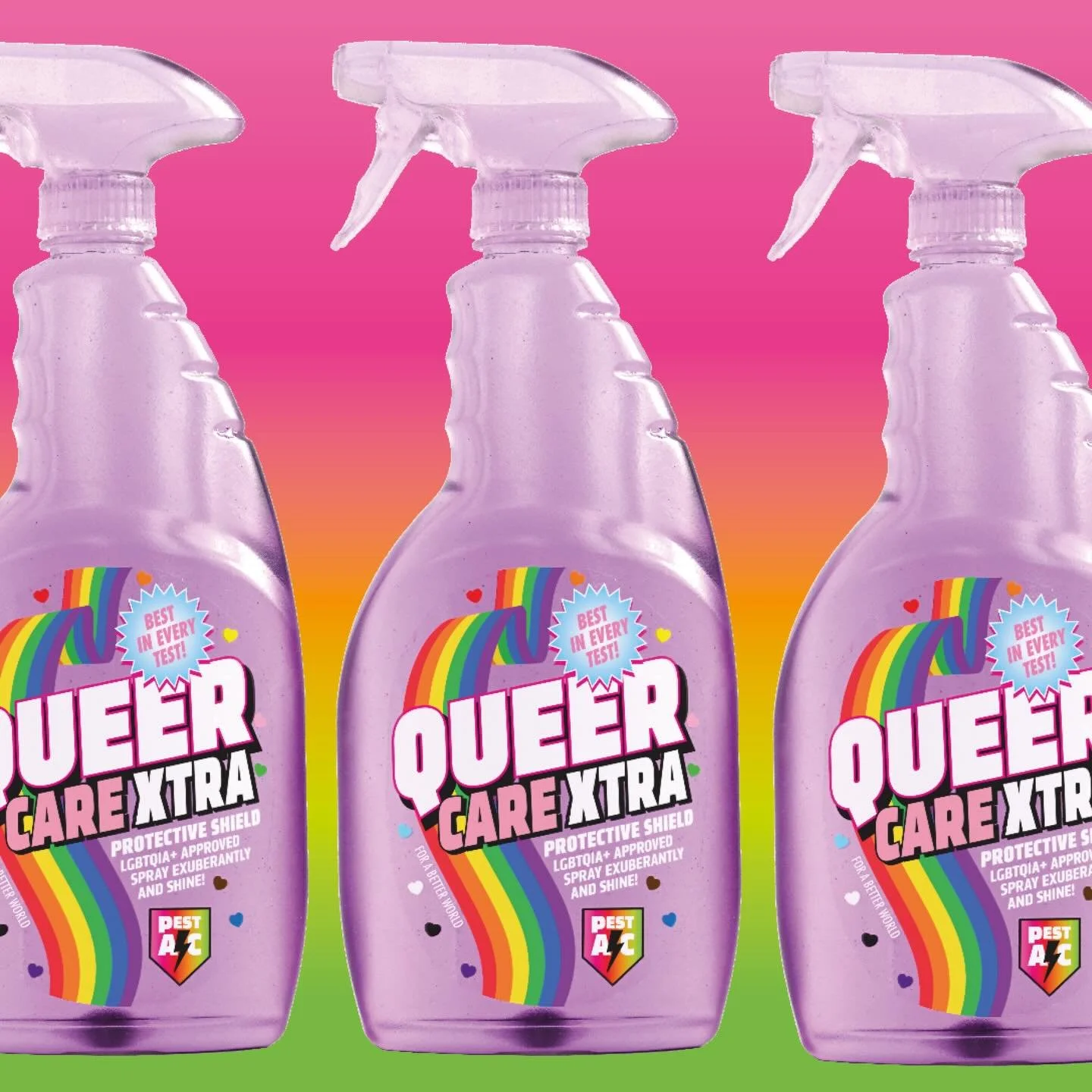 🏳️&zwj;🌈🏳️&zwj;⚧️Bring back the Stonewall Inn flag! 
QUEER CARE XTRA - Protective Shield - Best In Every Test! - LGBTQIA+ Approved - Spray Exuberantly  and Shine ❤️🧡💛💚💙💜🩵🤍🩷🤎🖤
⚡️@Pest_AC. For A Better World
.
@thestonewallinn #pride #LGBT