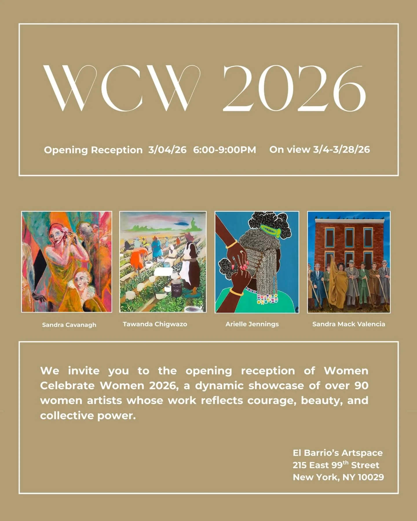 Women Celebrating Women! Opening Reception Wednesday, March 4, 6-9pm  at @elbarriosartspace,  215 East 9th St, curated by Yvonne Lamar and Rolinda Ramos. Starring 90 female artists! 
💕Total Absolute Equality For Women💕 solid cast resin, label, 11x4