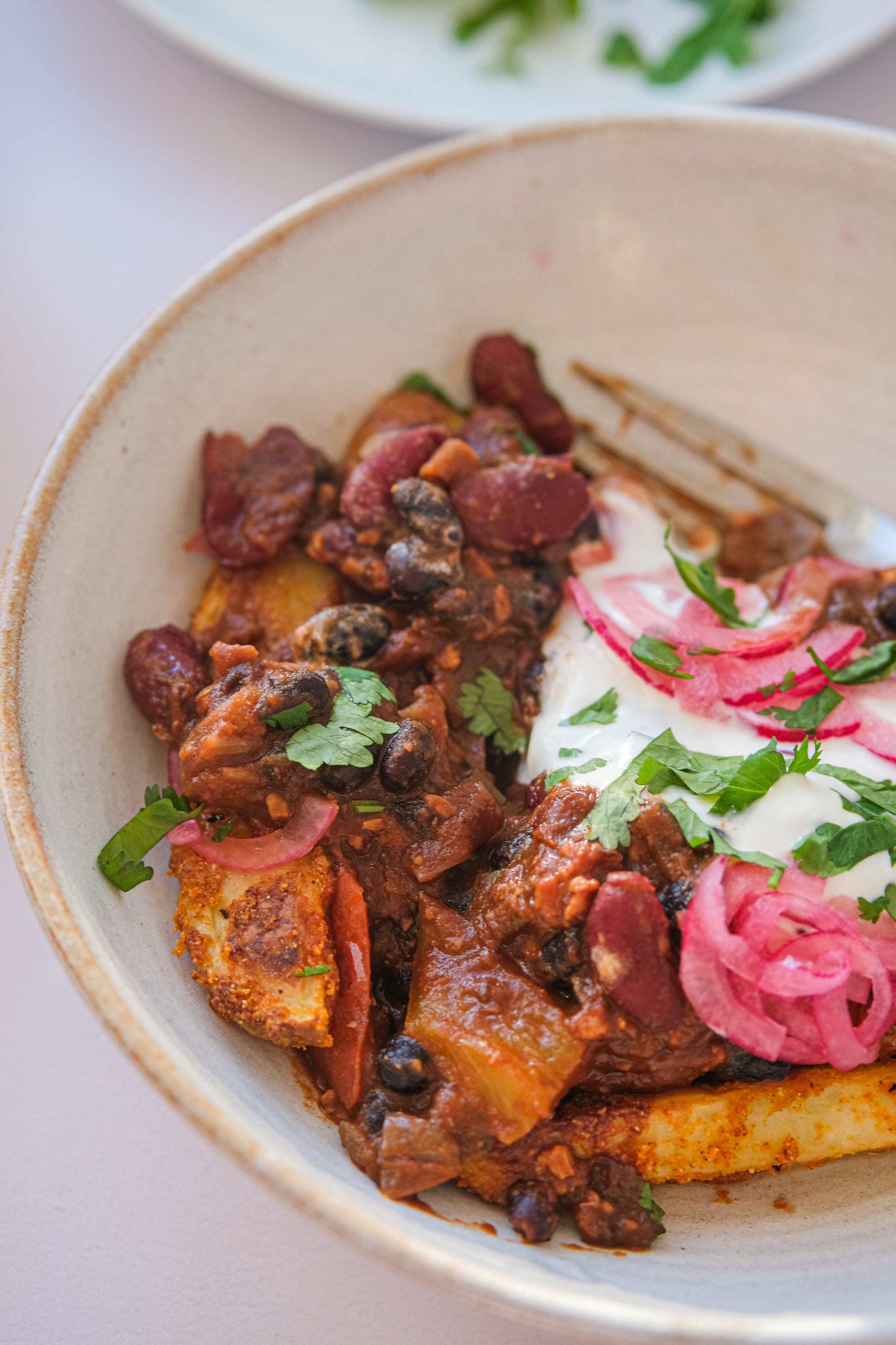 Mixed Bean & Tofu Chilli