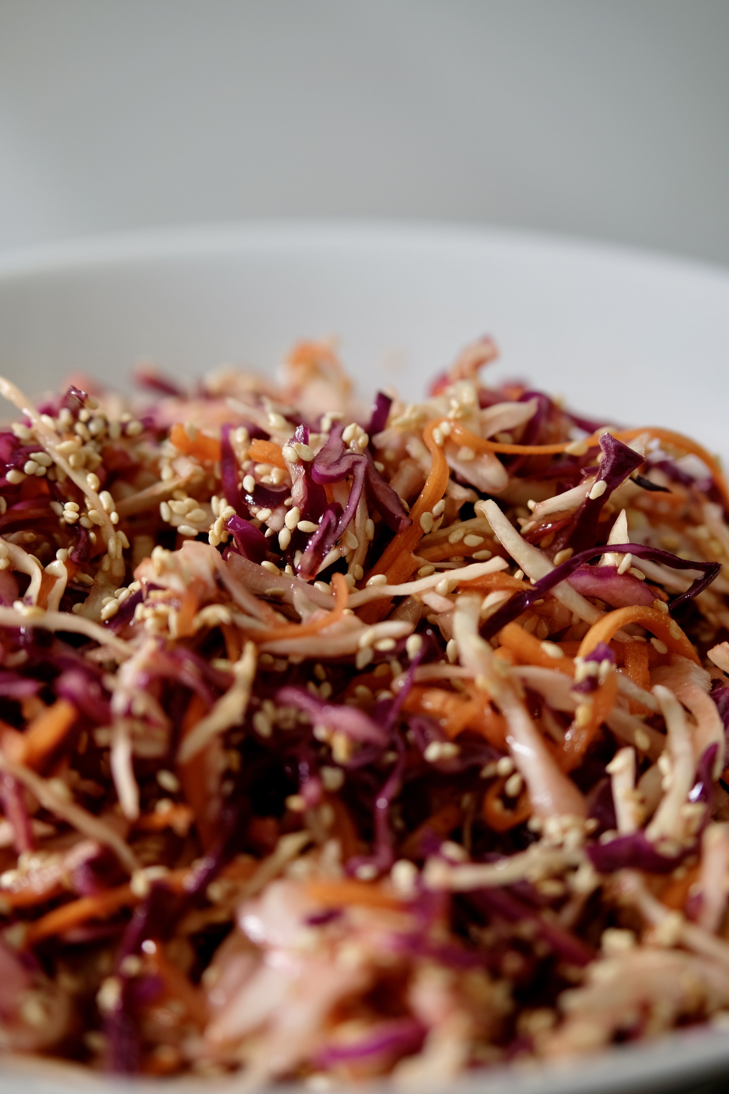 Lime & Sesame Slaw