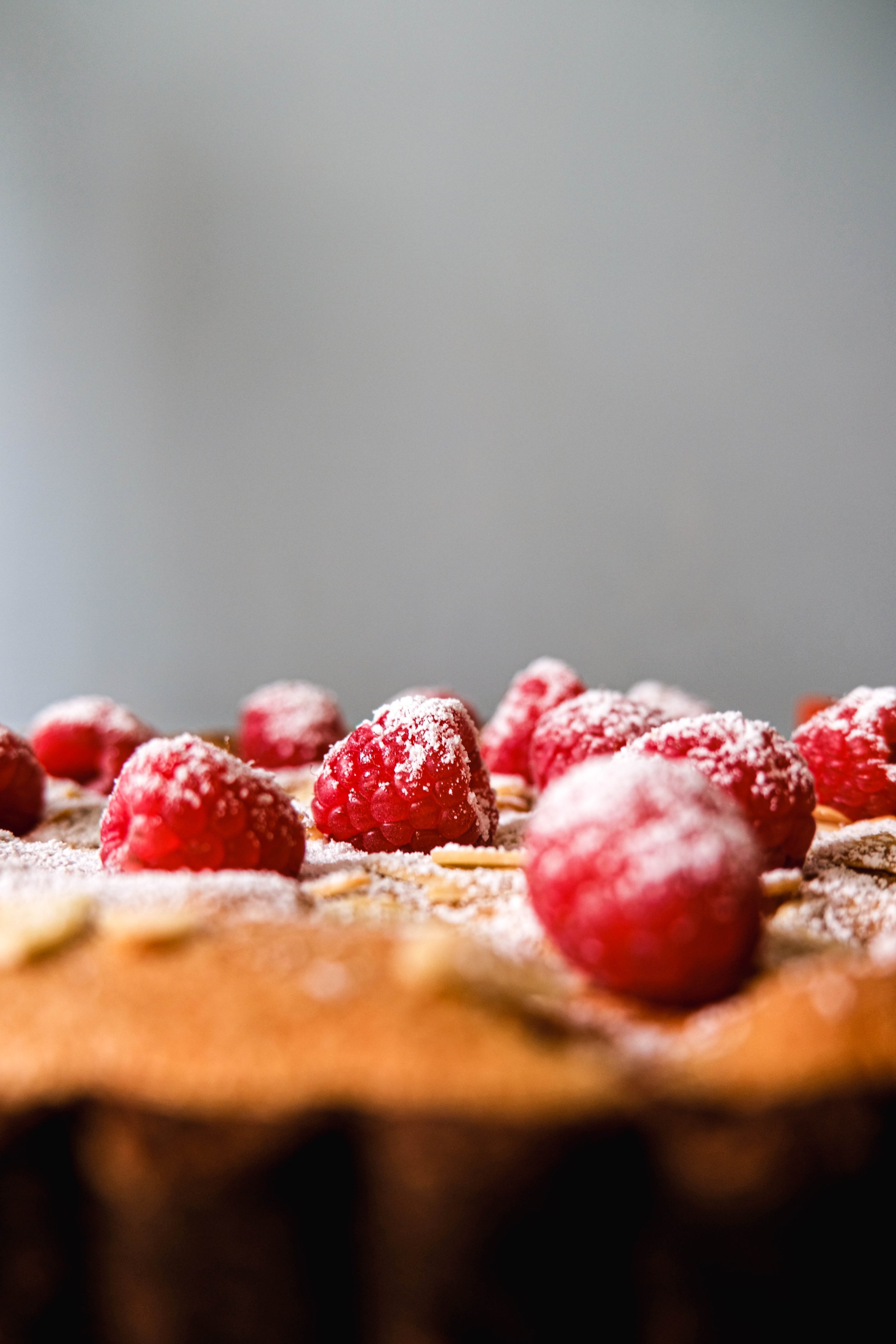 Raspberry, Chocolate, Frangipane Tart. I was once given 10kg of almonds by a grocer friend who had a large amount of nuts that were past their sell-by date and she couldn't legally sell. And so began my obsession with frangipane - a very misunderstoo