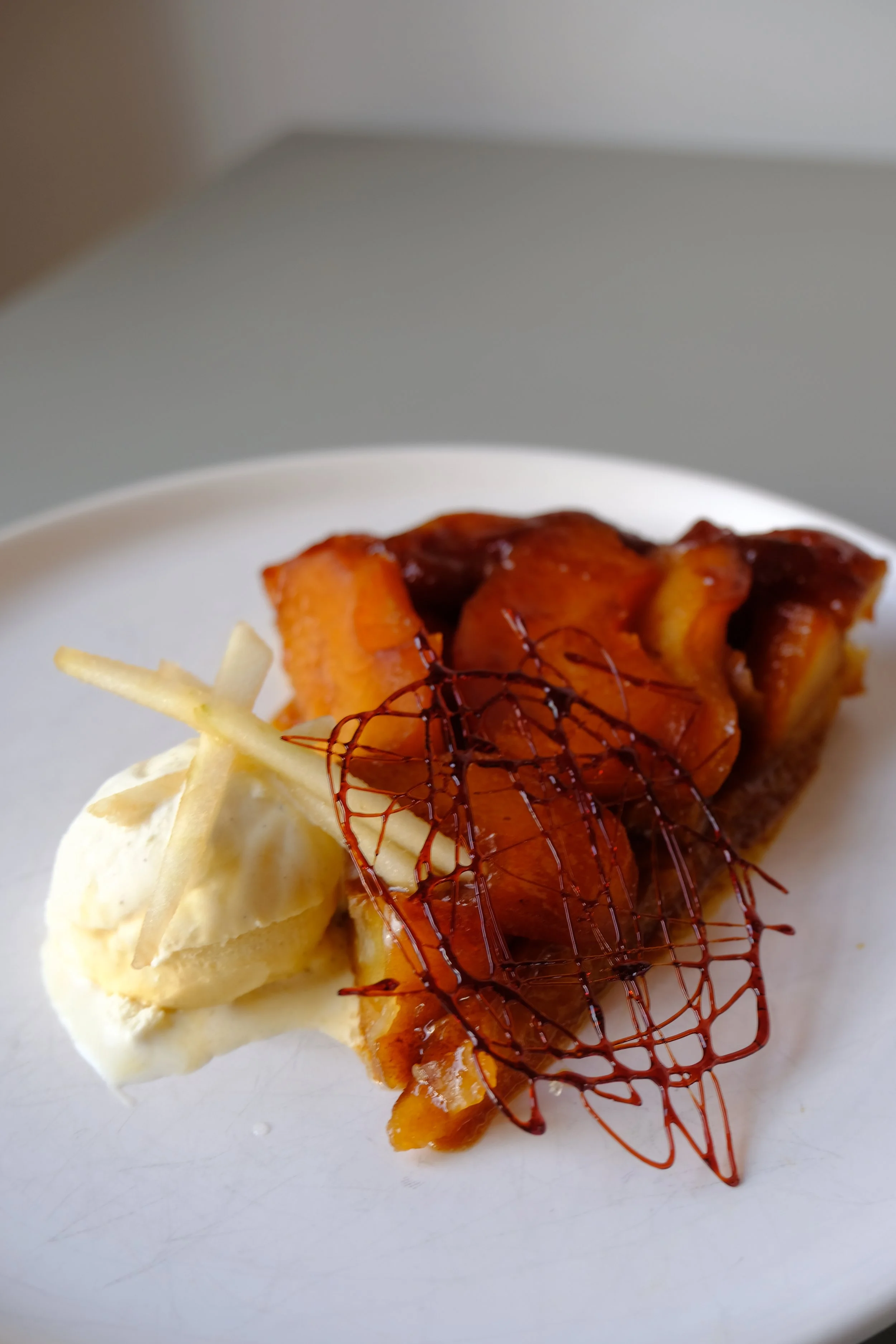 Tarte Tatin for a private dinner. Food and photo: me. 