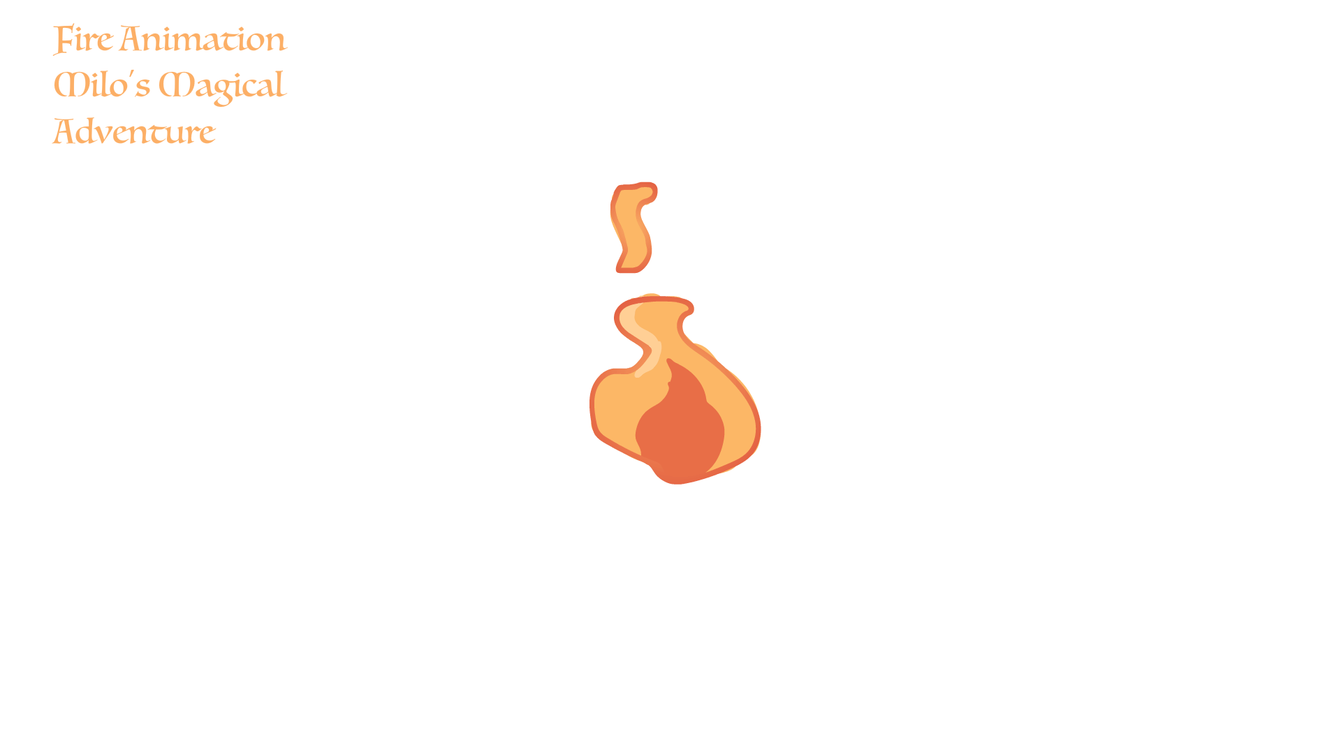 Fire effect and animation (Milo's Magical Adventure 2023)