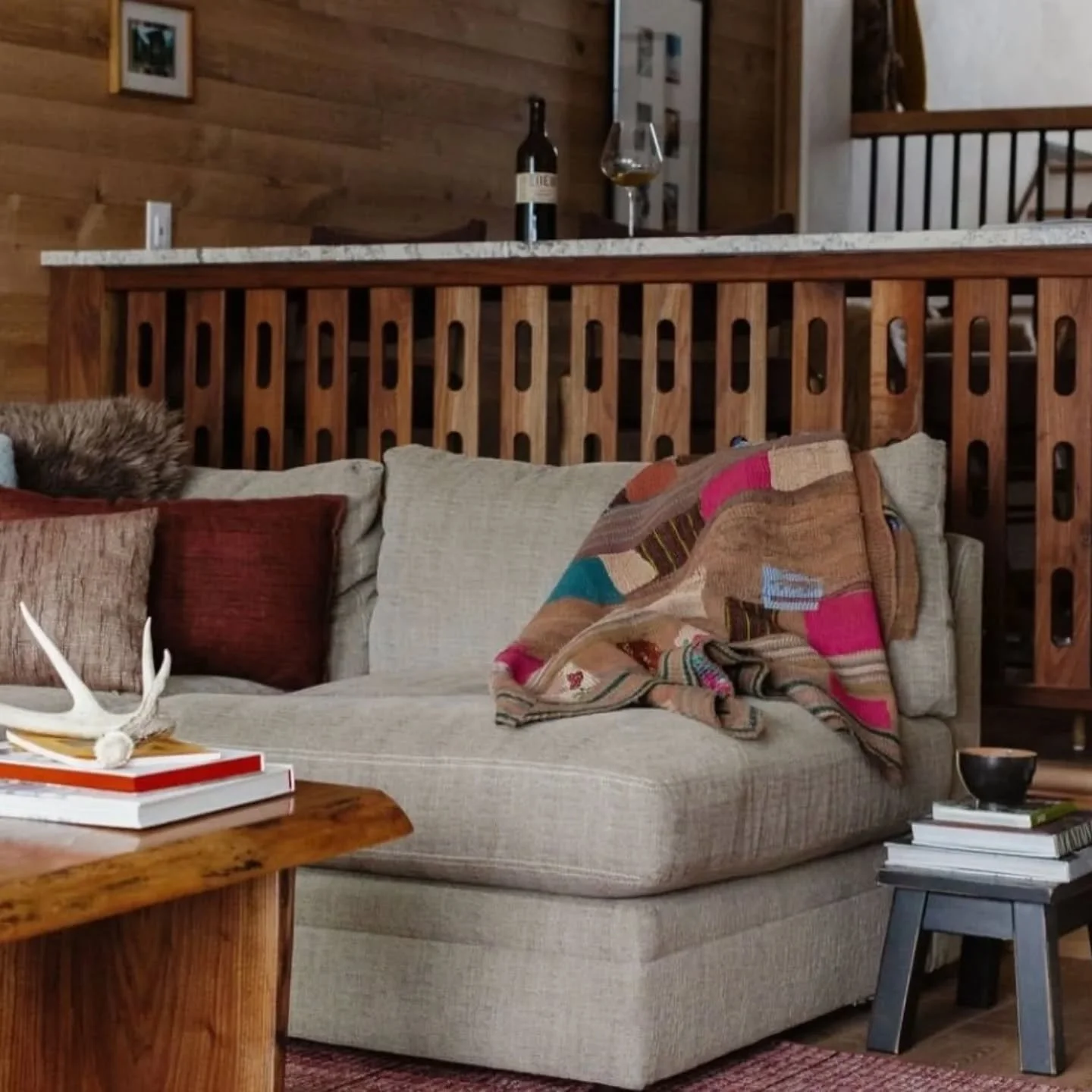 Last summer I worked on this super cool project with @ahomeinsunsethills and @babbandmackdesignco.
We picked some really nice local walnut and @smaclean1025 used his cnc skills to create some templates for the vertical pieces.
We did our best to matc