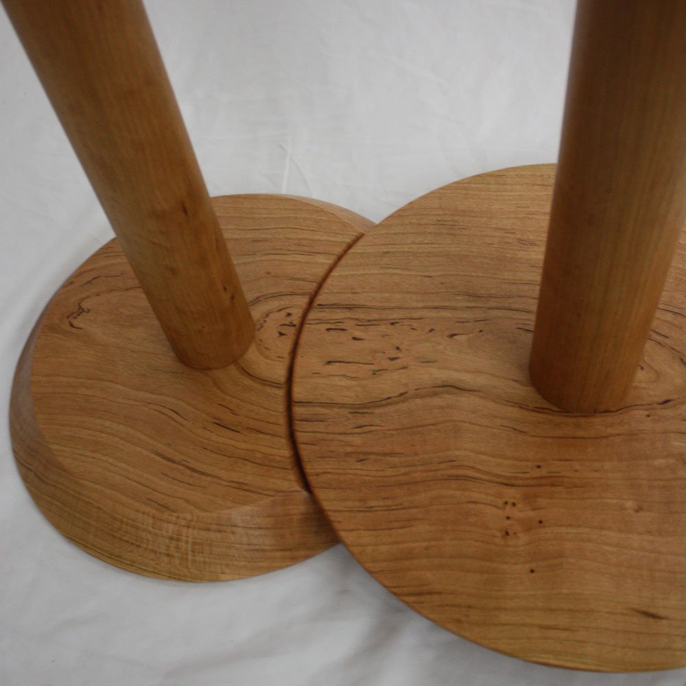 Feet of Wild Cherry Nesting Side Tables