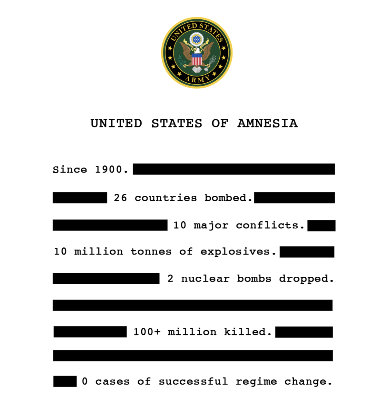 United States of Amnesia