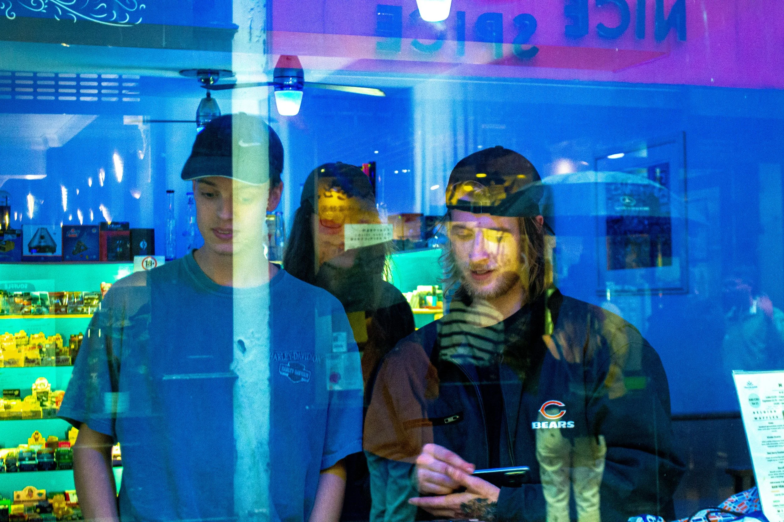 Two producers at the Bristol Beat Social, hosted by Echo World in May 2023.
