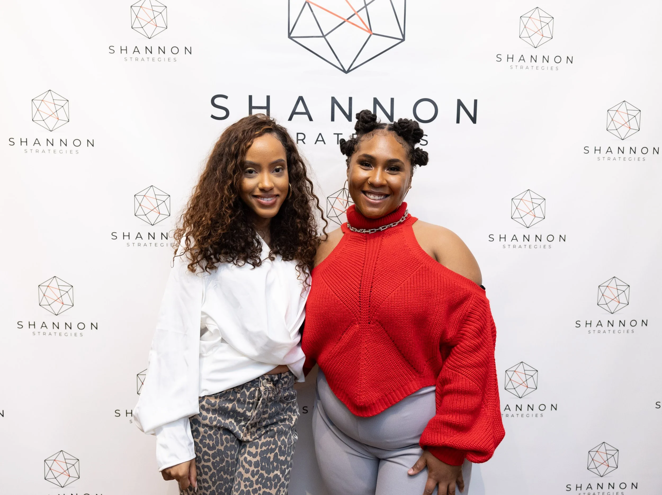 Nicole and Dejah at Shannon Strategies' anniversary party