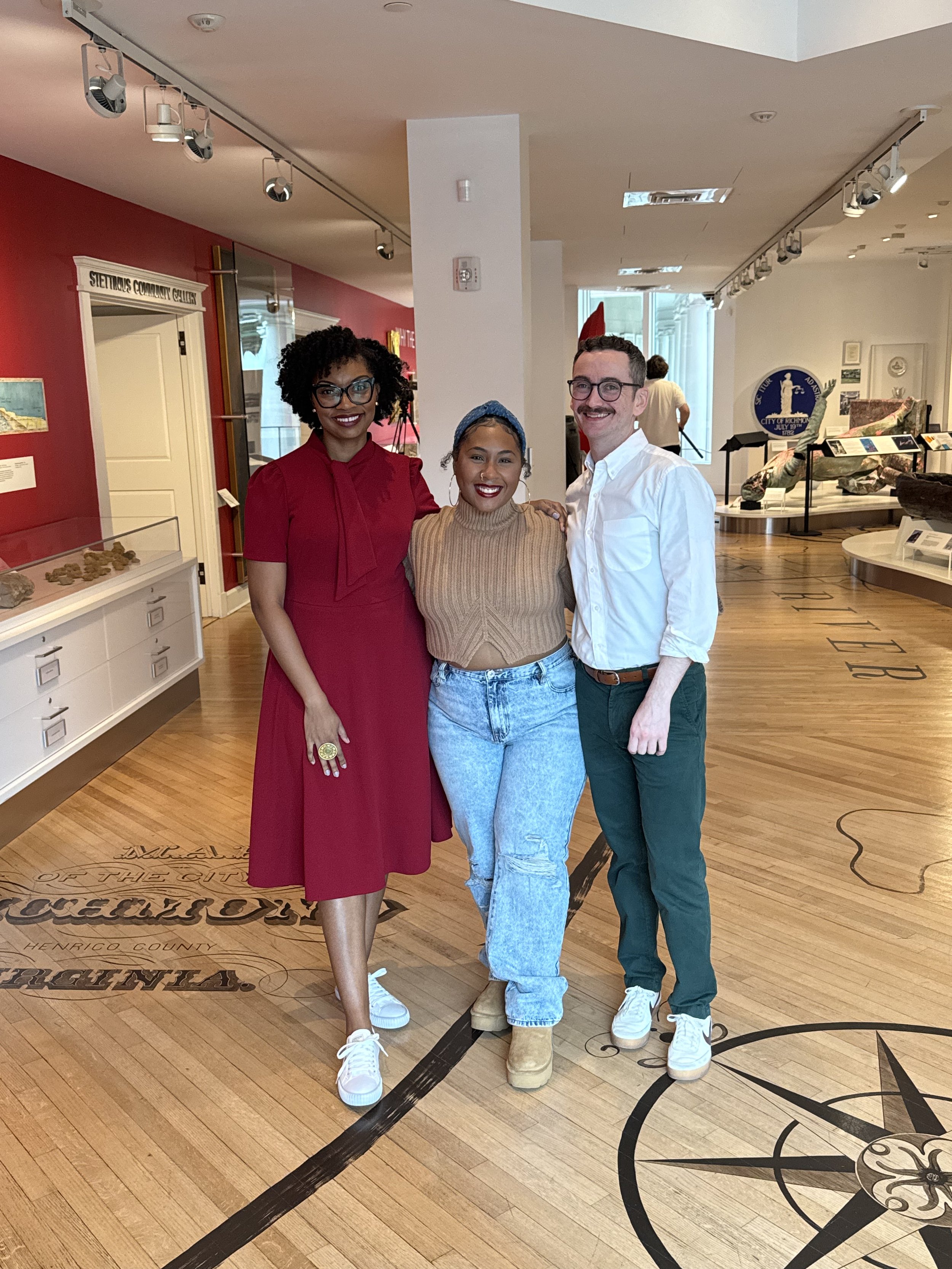 Sheri, Dejah and Kelley at Valentine Museum
