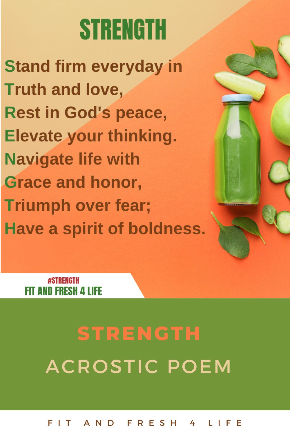 How Can Acrostic Poems Help You SelfReflect? — Fit And Fresh 4 Life