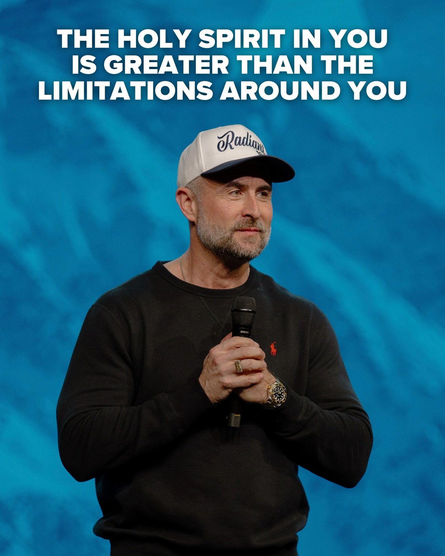 The Holy Spirit in you is greater than the limitations around you.